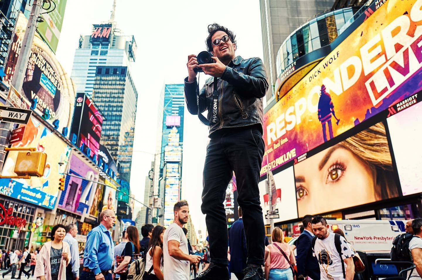 new york time square making-of by Mike Meyer Photography