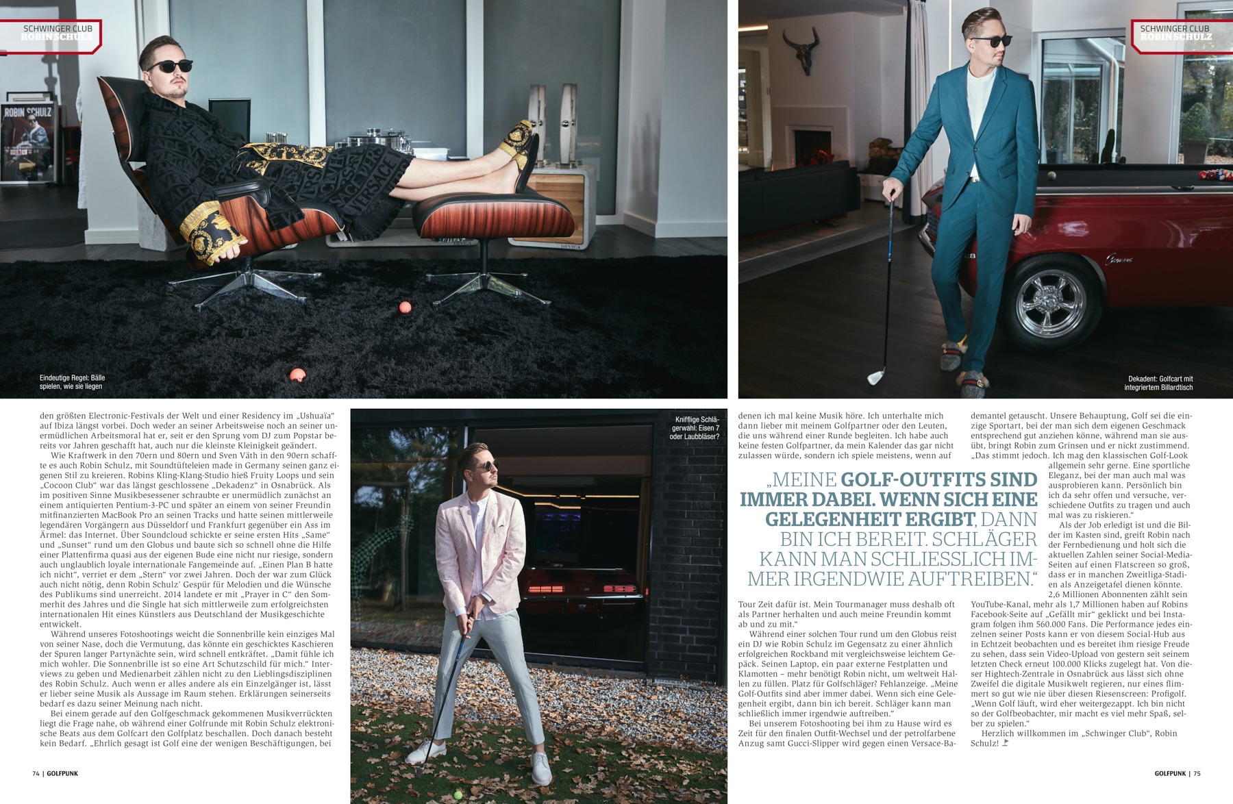 robin schulz golf punk (2 images) by Mike Meyer Photography