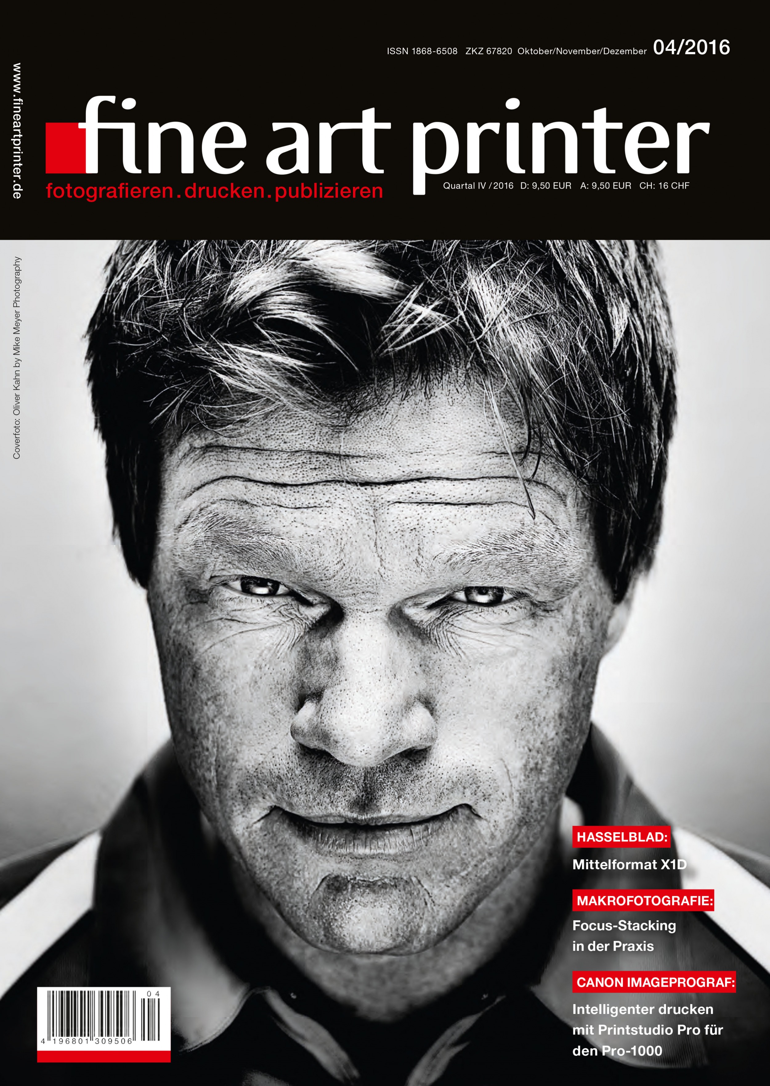 oliver kahn   coverstory fine art printer by Mike Meyer Photography