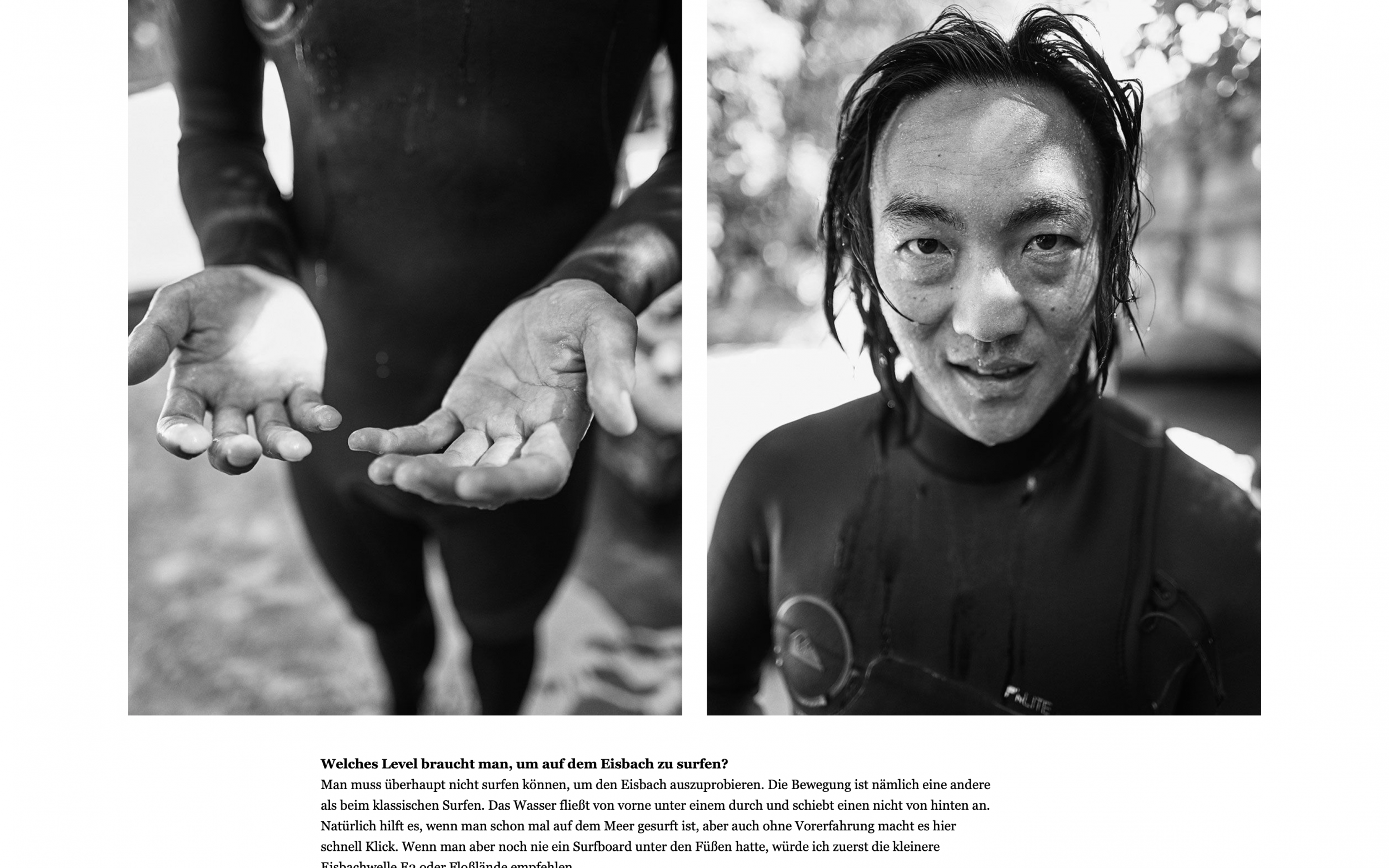 eisbach munich surfers magazine (2 images) by Mike Meyer Photography