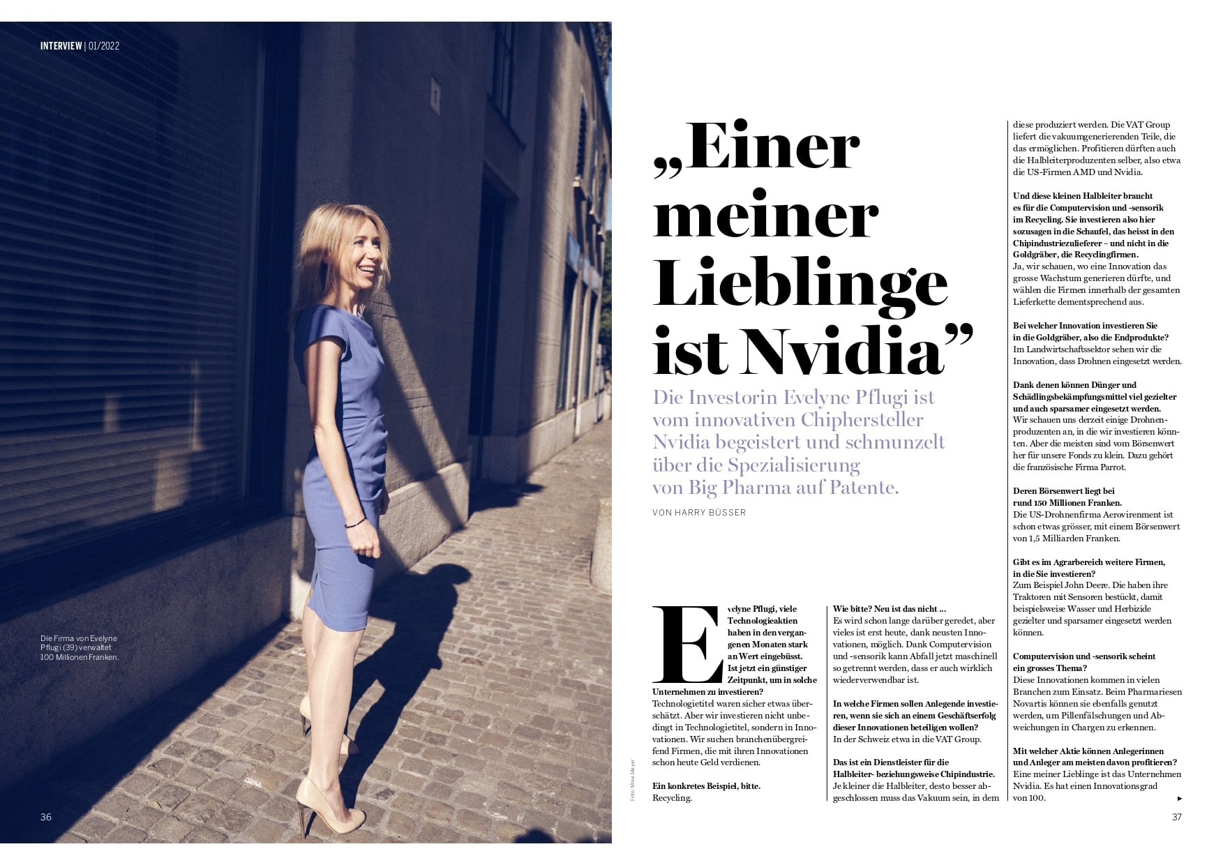 Millionär Handelszeitung Evelyn Pflugi by Mike Meyer Photography