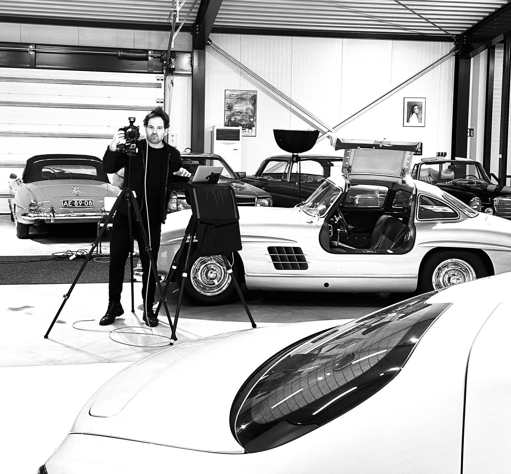 mercedes benz icon history of 300sl making-of by Mike Meyer Photography