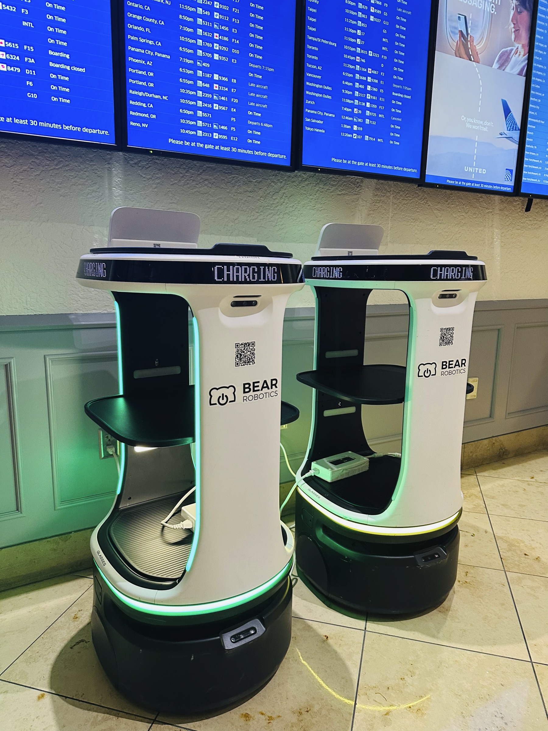 lounge airport robots  by Mike Meyer Photography