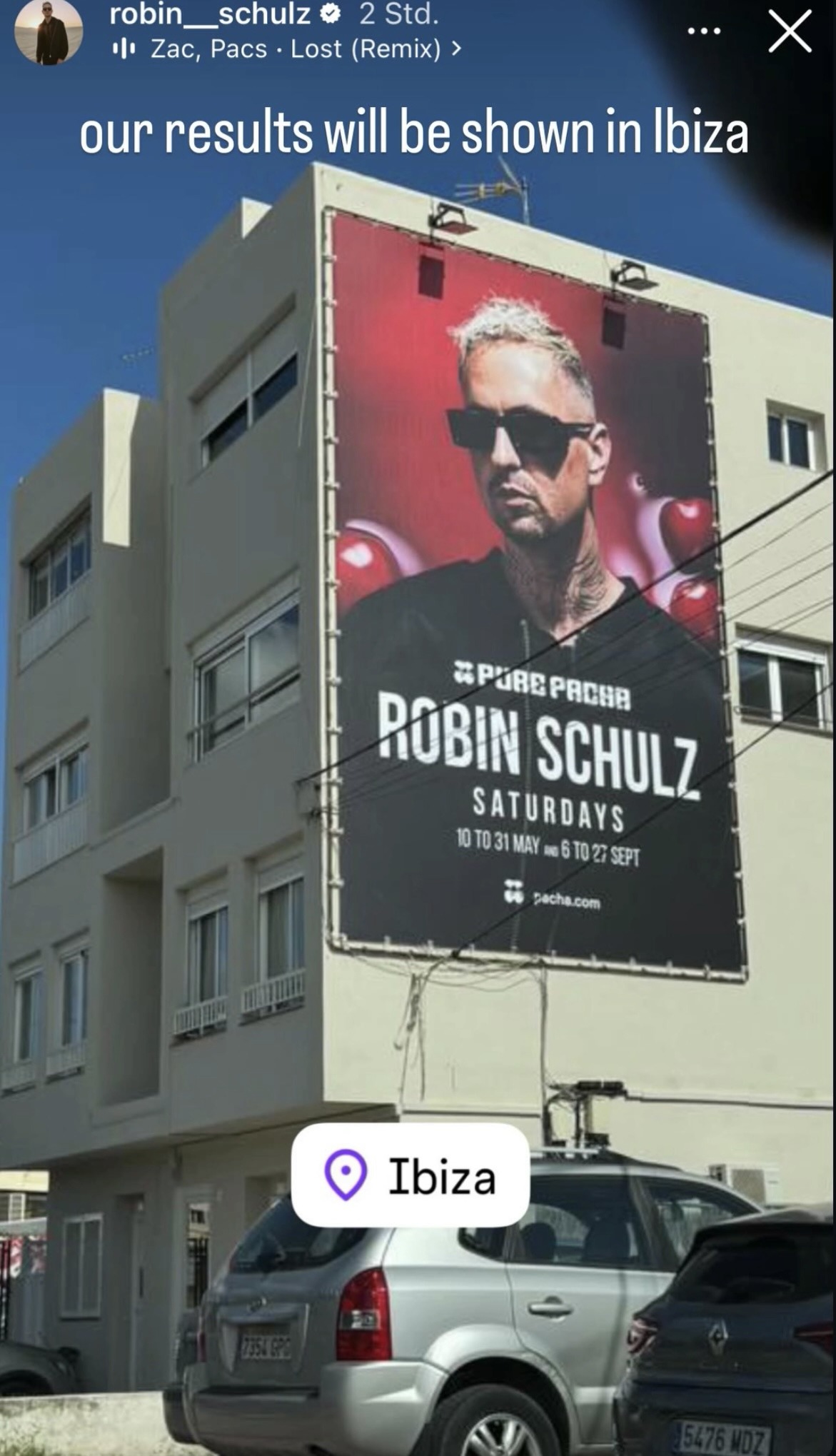 robin schulz billboard ibiza by Mike Meyer Photography