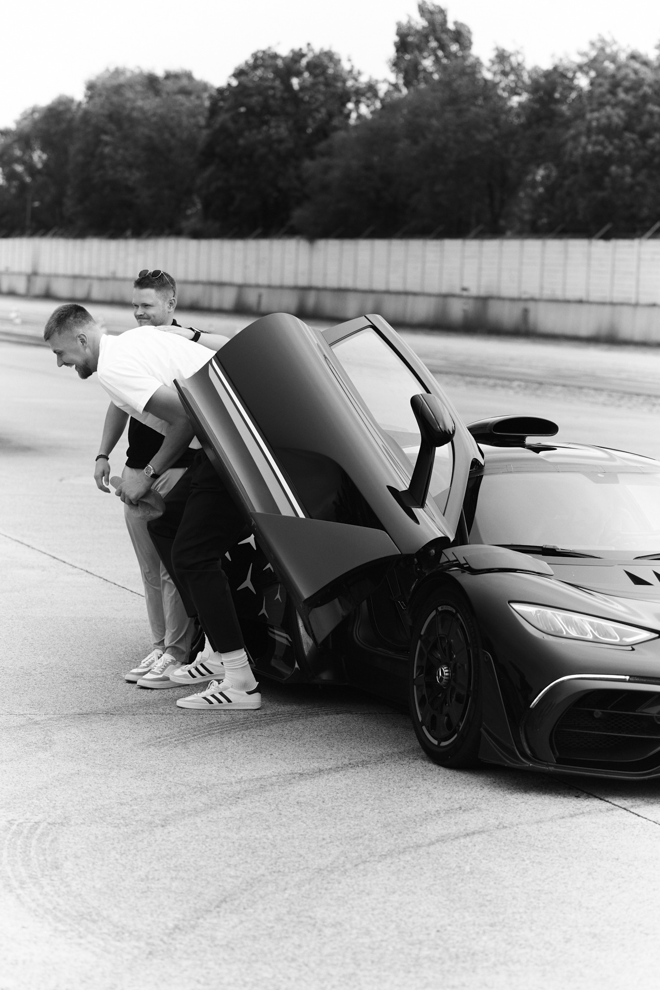 nba kristaps porzingis mercedes amg one by Mike Meyer Photography