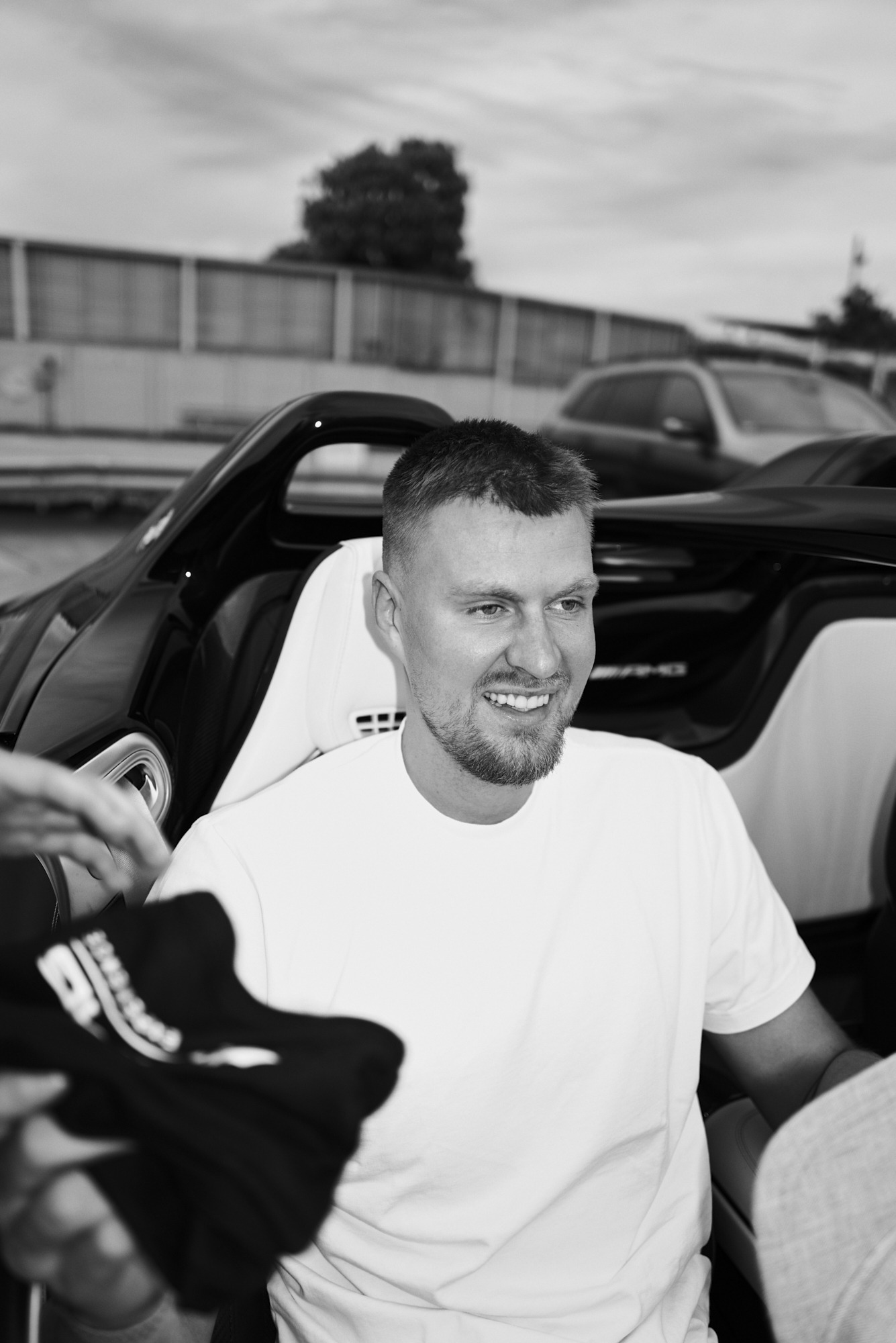 nba kristaps porzingis mercedes amg one by Mike Meyer Photography